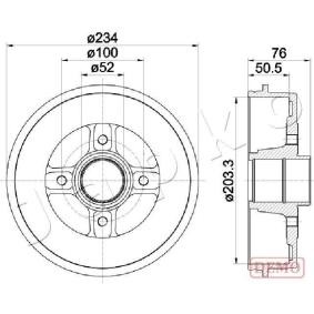 Bremstrommel von JAPKO 560704C