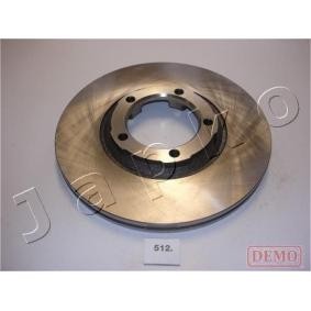 Achetez des Disque de frein JAPKO 60512C à prix pour 35,17 €