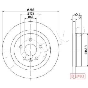Comprar Disco de freno de JAPKO 610404C a bajo precio de 34,20 €