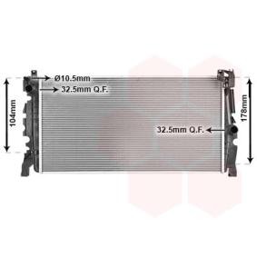 Kjøp Radiator, motorkjøling av VAN WEZEL 06012726 til den lave prisen 2672,07 NOK