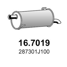 Compre Panela de escape traseira da ASSO 16.7019 a um preço baixo por 175,35 €