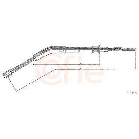 Acquista Cavo freno a mano da COFLE 92.10.715 a buon mercato per soli 9,20 €