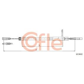 Comprar Cable de freno de mano de COFLE 92.10.9432 a bajo precio de 14,28 €