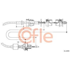 Acquista Cavo frizione da COFLE 92.11.2243 a buon mercato per soli 28,49 €