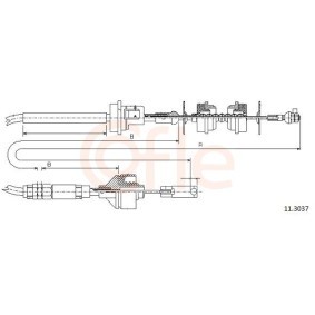 Acquista Cavo frizione da COFLE 92.11.3037 a buon mercato per soli 24,43 €