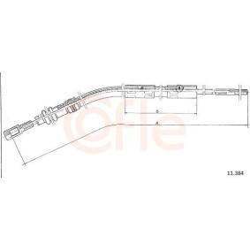 Acquista Cavo frizione da COFLE 92.11.384 a buon mercato per soli 30,57 €