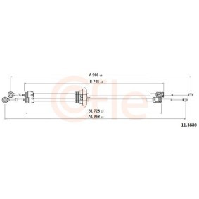 Acquista Cavo comando, Cambio manuale da COFLE 92.11.3886 a buon mercato per soli 86,73 €