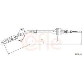 Acquista Cavo frizione da COFLE 92.1252.33 a buon mercato per soli 16,30 €