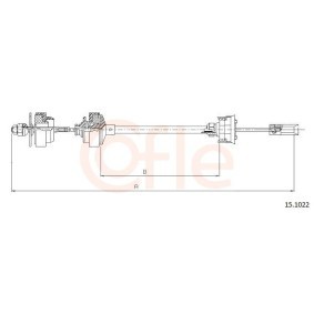 Acquista Cavo frizione da COFLE 92.15.1022 a buon mercato per soli 16,15 €