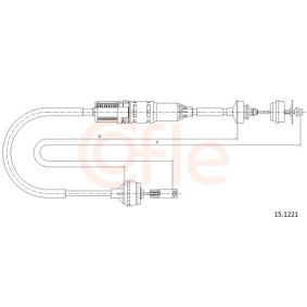 Acquista Cavo frizione da COFLE 92.15.1221 a buon mercato per soli 23,70 €