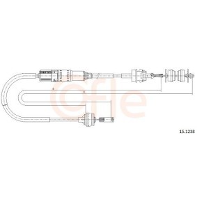 Acquista Cavo frizione da COFLE 92.15.1238 a buon mercato per soli 26,10 €