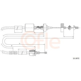 Acquista Cavo frizione da COFLE 92.15.3072 a buon mercato per soli 26,01 €