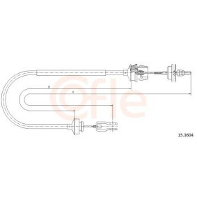 Acquista Cavo frizione da COFLE 92.15.3604 a buon mercato per soli 14,07 €