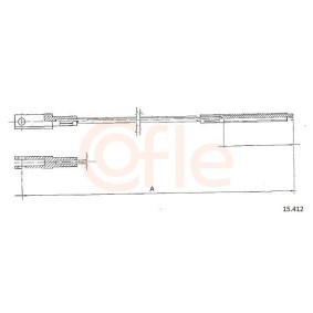 Acquista Cavo frizione da COFLE 92.15.412 a buon mercato per soli 7,77 €