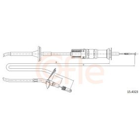 Acquista Cavo frizione da COFLE 92.15.4323 a buon mercato per soli 27,53 €