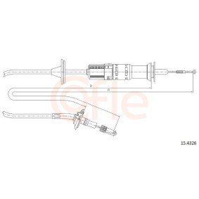 Acquista Cavo frizione da COFLE 92.15.4326 a buon mercato per soli 29,76 €