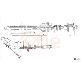 Acquista Cavo frizione da COFLE 92.18.1711 a buon mercato per soli 23,63 €