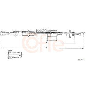 Acquista Cavo frizione da COFLE 92.18.2054 a buon mercato per soli 17,68 €