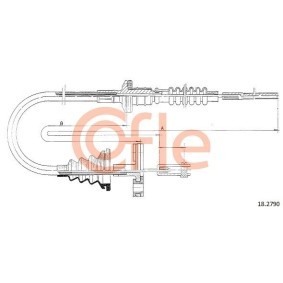 Acquista Cavo frizione da COFLE 92.18.2790 a buon mercato per soli 13,73 €