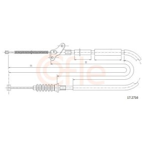 Køb Speedometerkabel af COFLE 92.S01017 til den lave pris 100,62 DKK