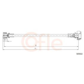 Køb Speedometerkabel af COFLE 92.S05022 til den lave pris 157,83 DKK