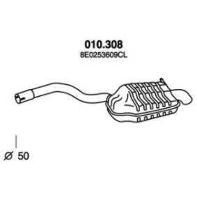 Endschalldämpfer von PEDOL günstig für 215,48 €