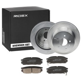 Comprar Kit de discos de freno y pastillas de RIDEX 3405B1022 a bajo precio de 96,17 €