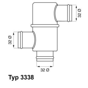Achetez des Thermostat d'eau WAHLER 3338.80 à prix pour 59,06 €