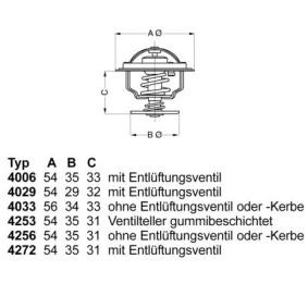 Achetez des Thermostat d'eau WAHLER 4006.82D à prix pour 29,44 €
