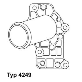 Achetez des Thermostat d'eau WAHLER 4249.83D à prix pour 74,54 €