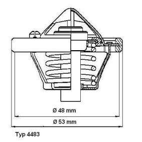 Achetez des Thermostat d'eau WAHLER 4483.82D à prix pour 14,49 €