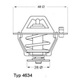 Achetez des Thermostat d'eau WAHLER 4634.76 à prix pour 20,62 €