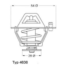 Achetez des Thermostat d'eau WAHLER 4638.82D à prix pour 25,87 €