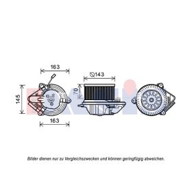 Kühlerlüfter für SEAT von AKS DASIS