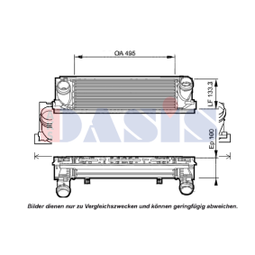 Kjøp Radiator, motorkjøling av AKS DASIS 090058N til den lave prisen 4773,74 NOK