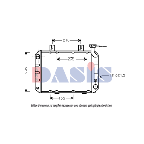 Kjøp Radiator, motorkjøling av AKS DASIS 100400N til den lave prisen 2224,90 NOK