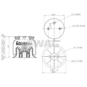Acquista Soffietto, Sospensione pneumatica da SWAG 33 10 2514 a buon mercato per soli 153,92 €