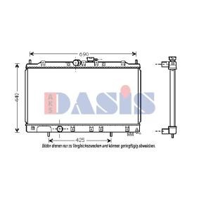 Acquista Radiatore motore da AKS DASIS 140047N a buon mercato per soli 113,16 €
