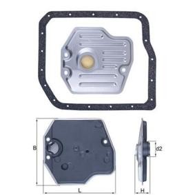 Compre Conjunto do filtro hidráulico, caixa velocidades automática da MAHLE ORIGINAL HX 245D a um preço baixo por 86,39 €