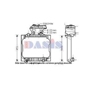 Achetez des Radiateur du moteur AKS DASIS 260016N à prix pour 560,17 €