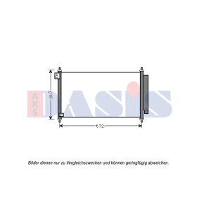 Achetez des Radiateur du moteur AKS DASIS 280060N à prix pour 699,33 €