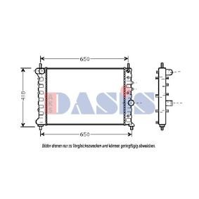 Achetez des Radiateur du moteur AKS DASIS 300003N à prix pour 105,89 €