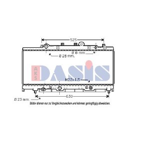 Achetez des Radiateur du moteur AKS DASIS 300560N à prix pour 174,58 €