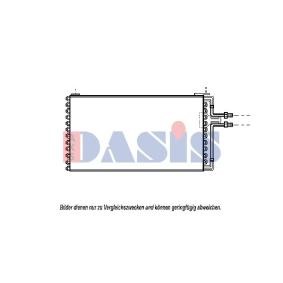 Klimakondensator für SEAT von AKS DASIS