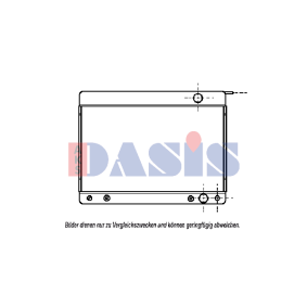 Achetez des Radiateur du moteur AKS DASIS 370310N à prix pour 97,73 €
