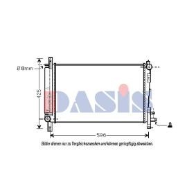 Achetez des Radiateur du moteur AKS DASIS 520045N à prix pour 125,37 €