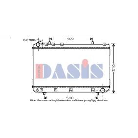 Achetez des Radiateur du moteur AKS DASIS 520105N à prix pour 181,49 €