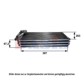 Achetez des Évaporateur de climatisation AKS DASIS 820197N à prix pour 236,65 €
