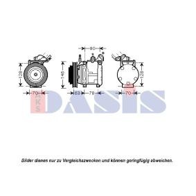 Klimakompressor von AKS DASIS 850715N