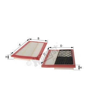Compre Filtro de ar da HENGST FILTER E627L a um preço baixo por 28,66 €